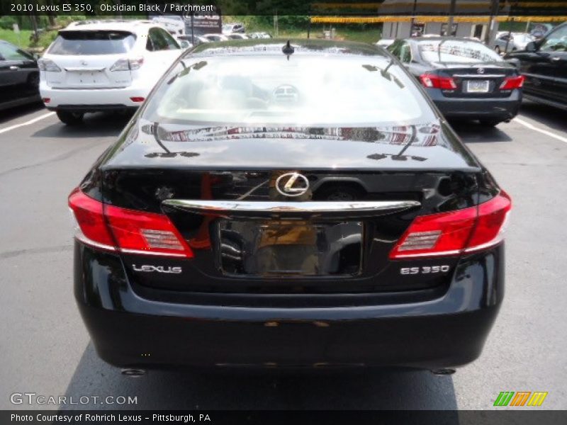 Obsidian Black / Parchment 2010 Lexus ES 350