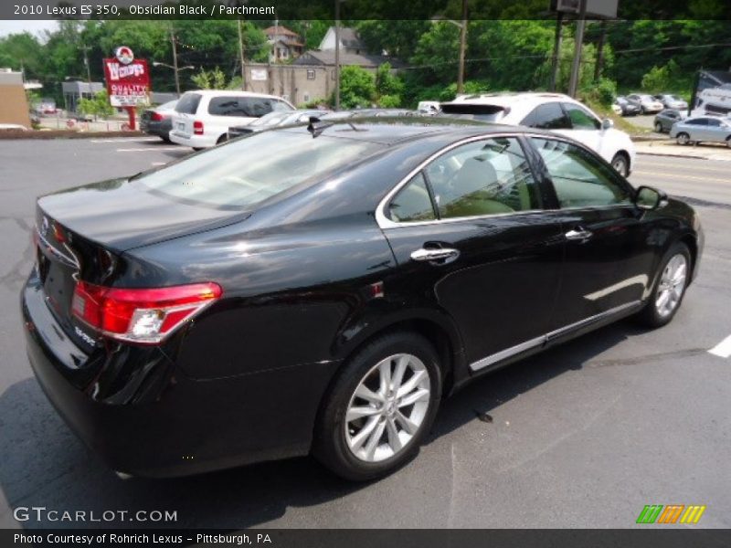 Obsidian Black / Parchment 2010 Lexus ES 350
