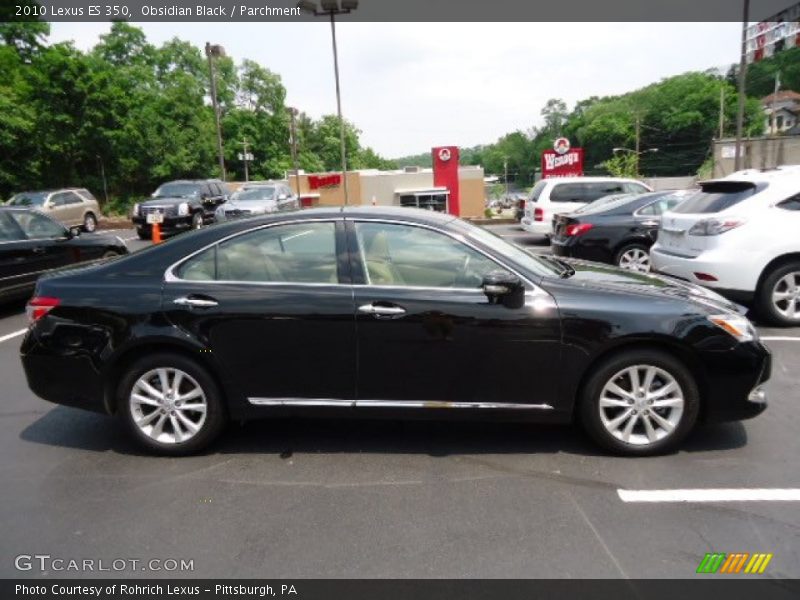 Obsidian Black / Parchment 2010 Lexus ES 350