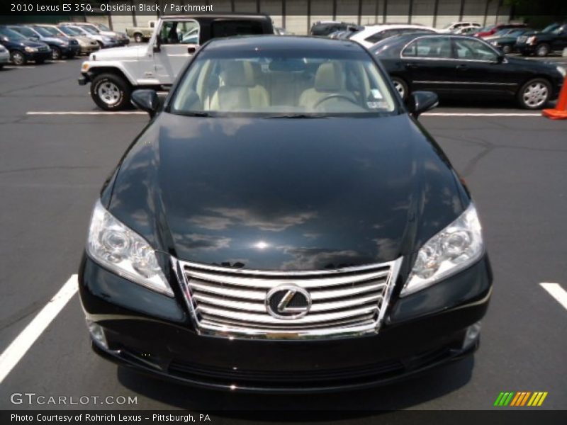 Obsidian Black / Parchment 2010 Lexus ES 350
