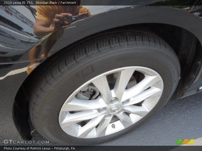 Obsidian Black / Parchment 2010 Lexus ES 350