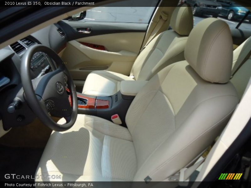 Obsidian Black / Parchment 2010 Lexus ES 350