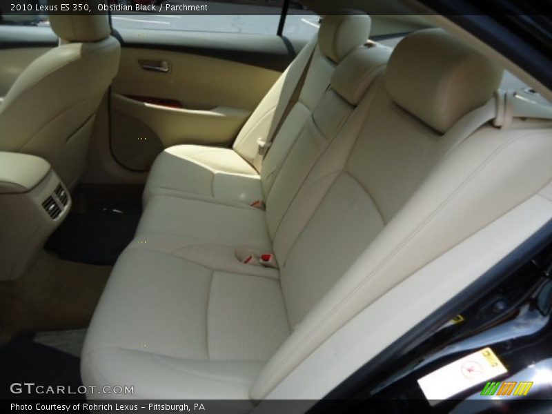Obsidian Black / Parchment 2010 Lexus ES 350