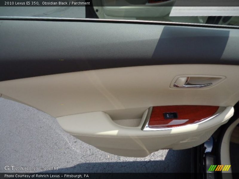 Obsidian Black / Parchment 2010 Lexus ES 350