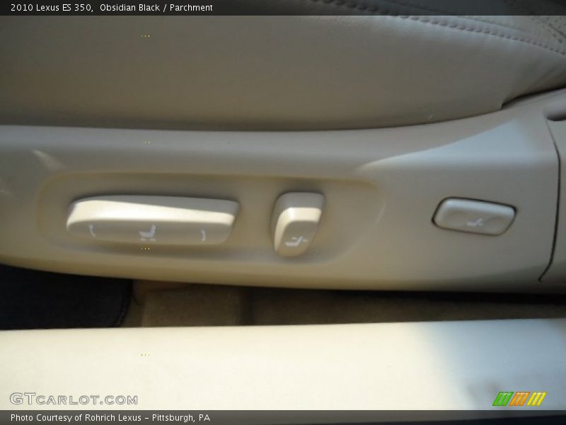 Obsidian Black / Parchment 2010 Lexus ES 350