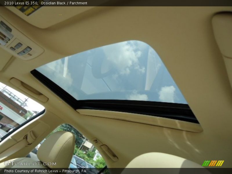 Obsidian Black / Parchment 2010 Lexus ES 350