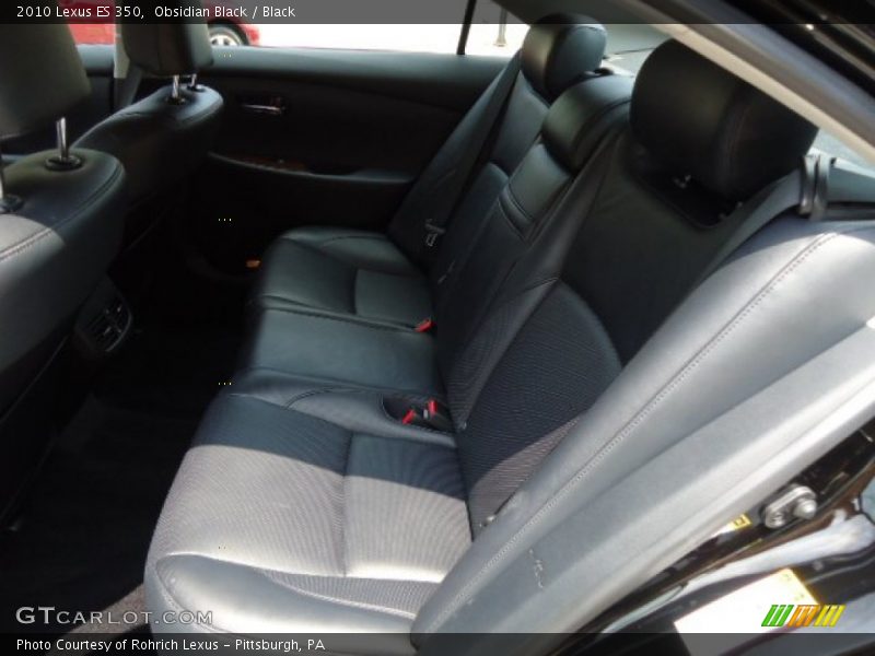 Obsidian Black / Black 2010 Lexus ES 350