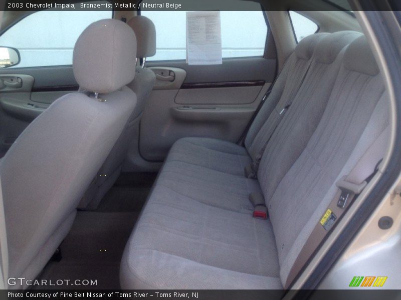 Bronzemist Metallic / Neutral Beige 2003 Chevrolet Impala