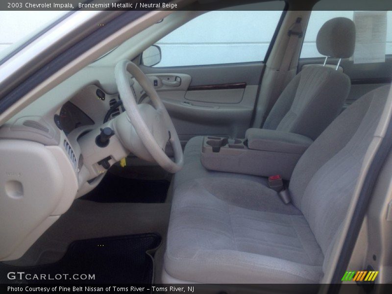 Bronzemist Metallic / Neutral Beige 2003 Chevrolet Impala