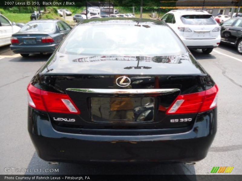 Black Onyx / Black 2007 Lexus ES 350