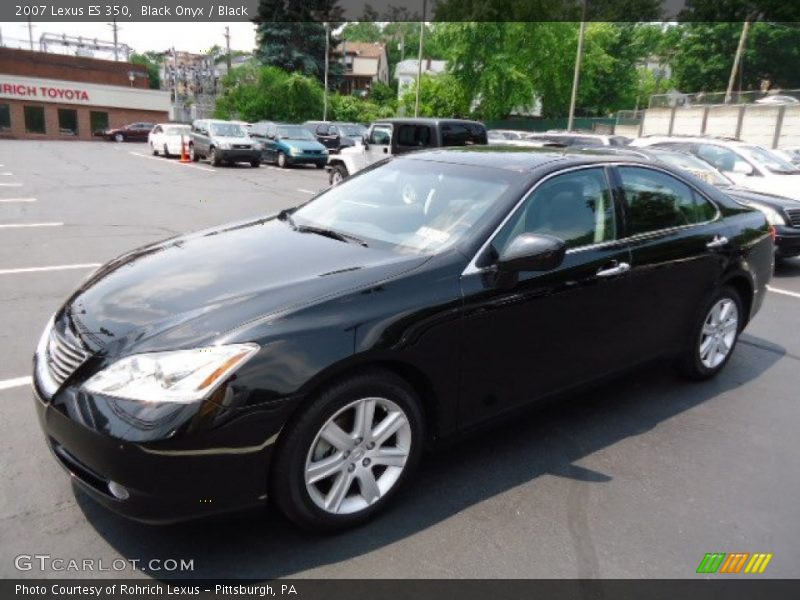 Black Onyx / Black 2007 Lexus ES 350
