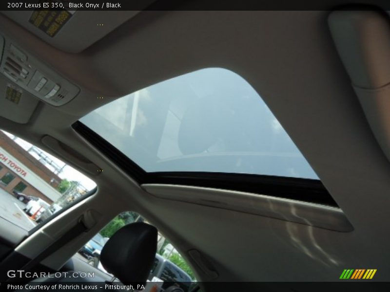 Black Onyx / Black 2007 Lexus ES 350