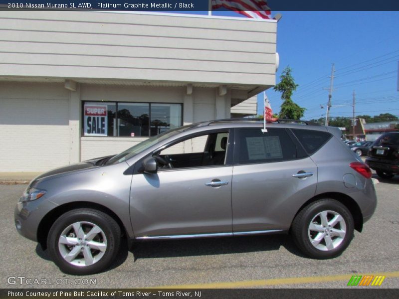 Platinum Graphite Metallic / Black 2010 Nissan Murano SL AWD