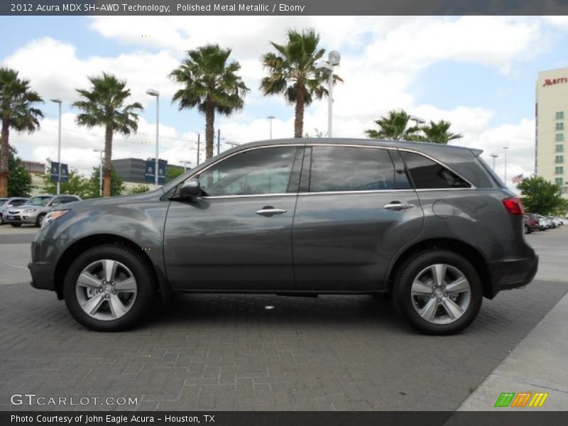 Polished Metal Metallic / Ebony 2012 Acura MDX SH-AWD Technology