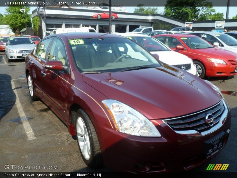 Tuscan Sun Red / Blond 2010 Nissan Altima 3.5 SR