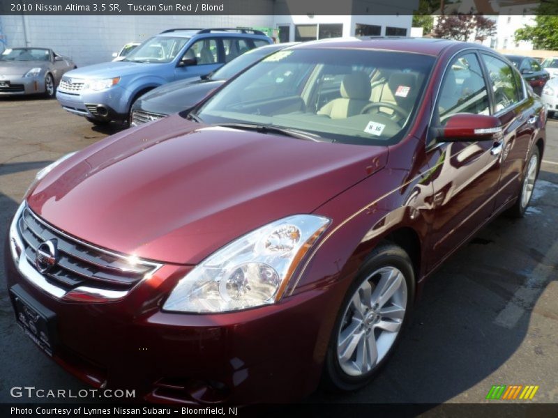 Tuscan Sun Red / Blond 2010 Nissan Altima 3.5 SR