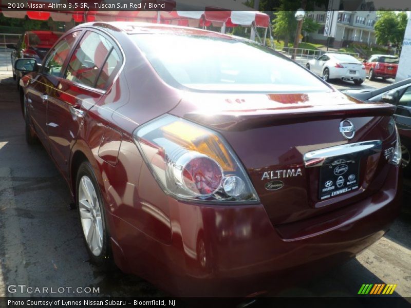 Tuscan Sun Red / Blond 2010 Nissan Altima 3.5 SR