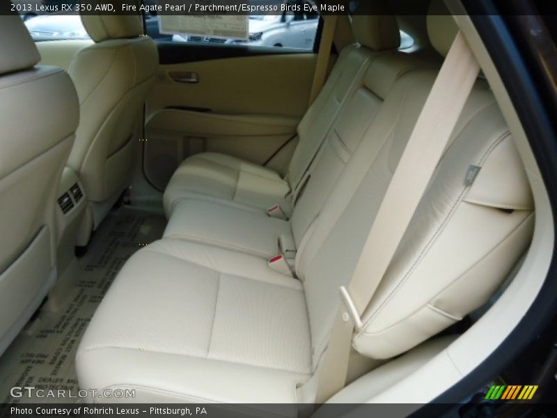 Fire Agate Pearl / Parchment/Espresso Birds Eye Maple 2013 Lexus RX 350 AWD
