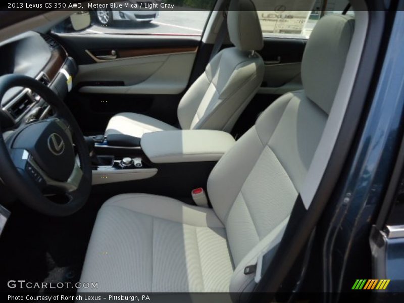 Meteor Blue Mica / Light Gray 2013 Lexus GS 350 AWD