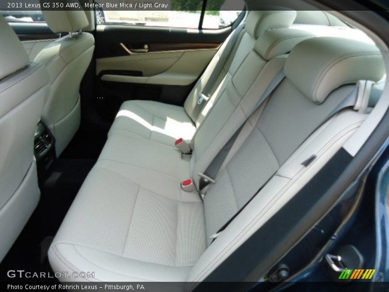 Meteor Blue Mica / Light Gray 2013 Lexus GS 350 AWD
