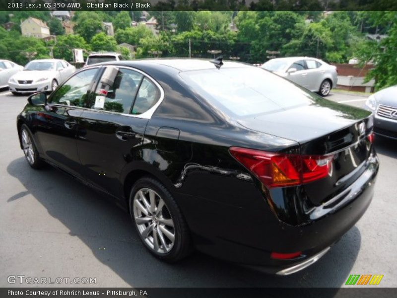 Obsidian Black / Black 2013 Lexus GS 350 AWD