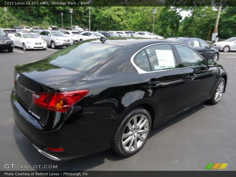 Obsidian Black / Black 2013 Lexus GS 350 AWD