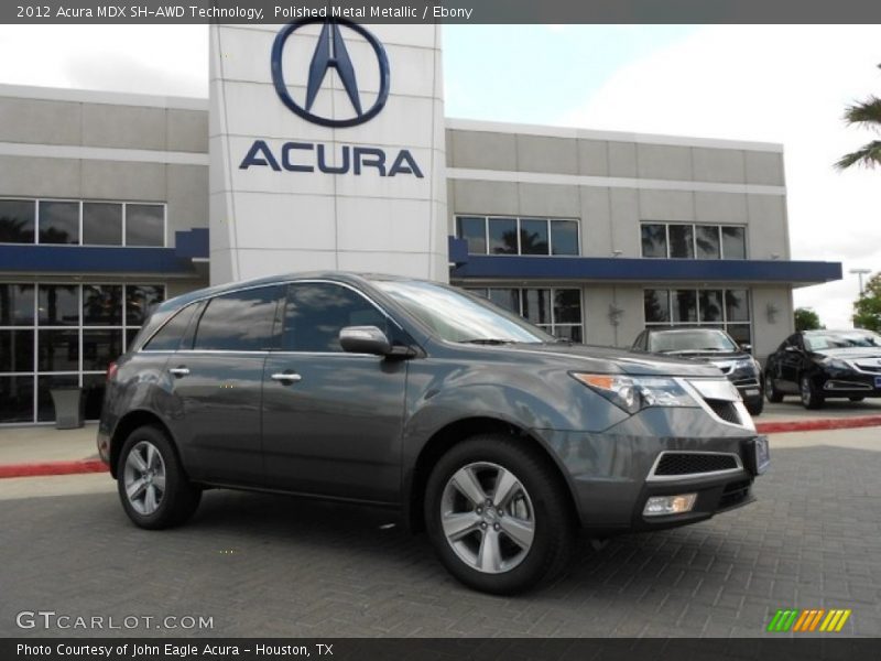 Polished Metal Metallic / Ebony 2012 Acura MDX SH-AWD Technology