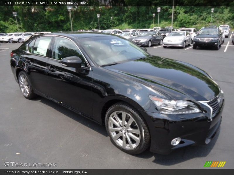 Obsidian Black / Black 2013 Lexus GS 350 AWD