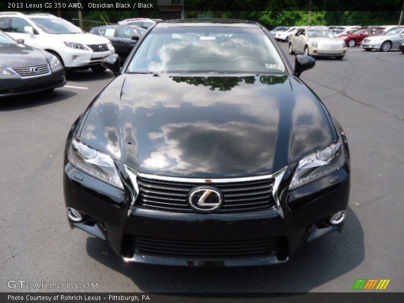 Obsidian Black / Black 2013 Lexus GS 350 AWD