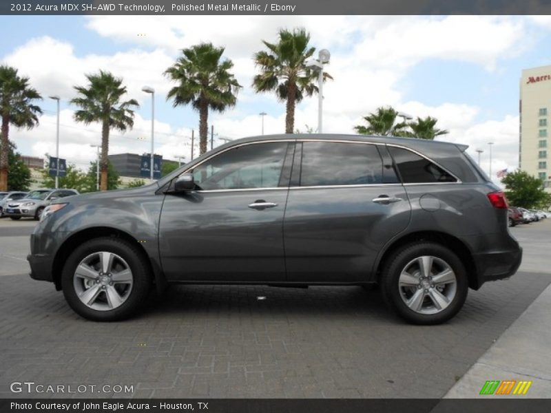 Polished Metal Metallic / Ebony 2012 Acura MDX SH-AWD Technology