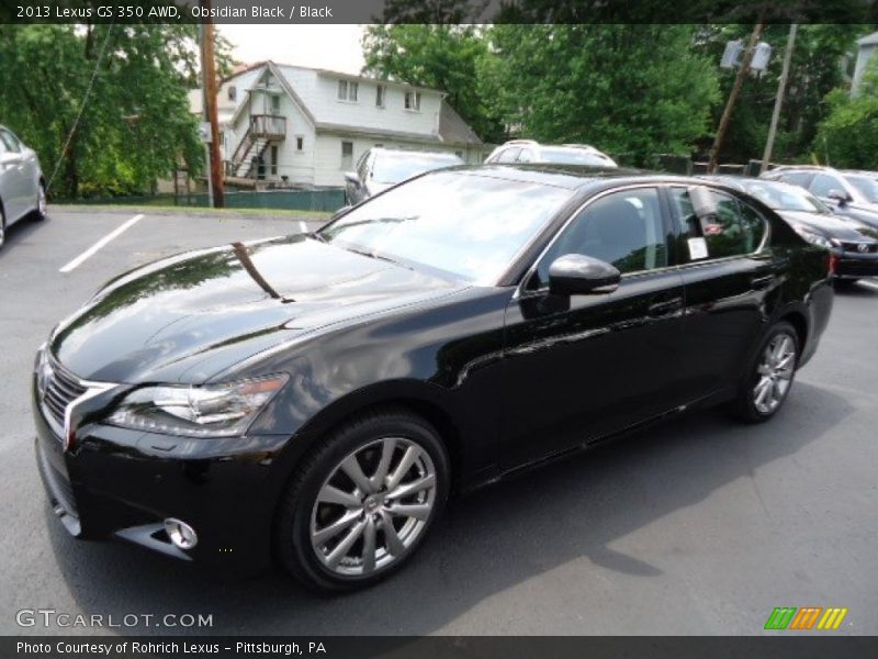 Obsidian Black / Black 2013 Lexus GS 350 AWD