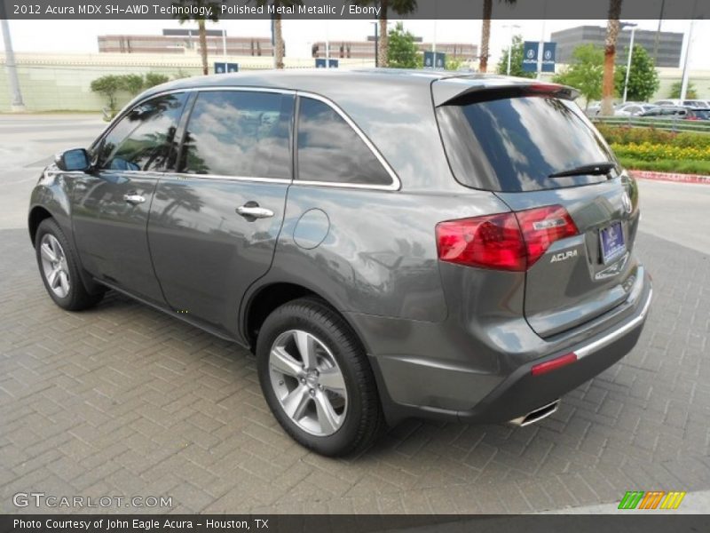 Polished Metal Metallic / Ebony 2012 Acura MDX SH-AWD Technology