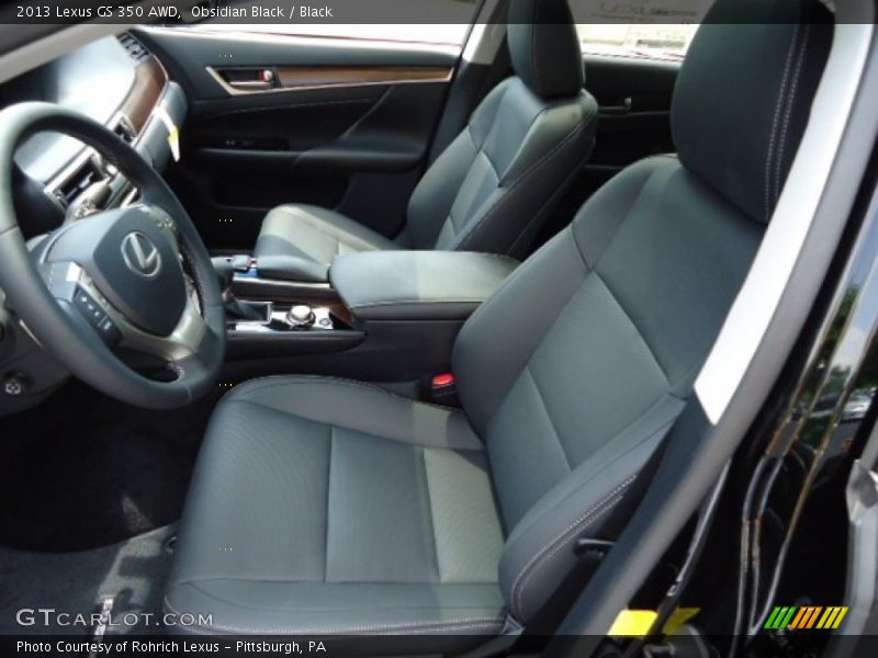 Obsidian Black / Black 2013 Lexus GS 350 AWD