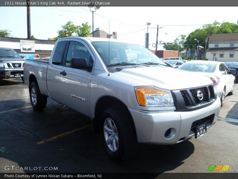 Radiant Silver / Charcoal 2011 Nissan Titan S King Cab 4x4