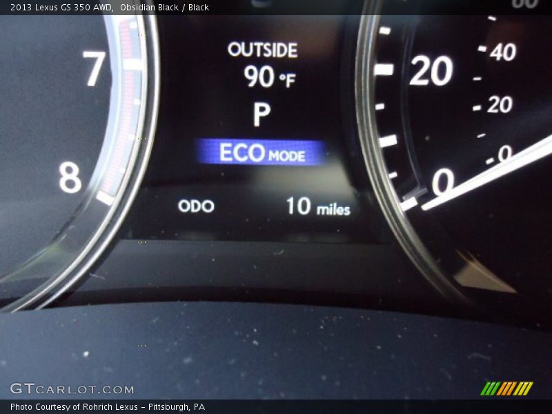 Obsidian Black / Black 2013 Lexus GS 350 AWD