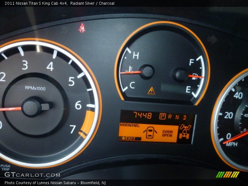 Radiant Silver / Charcoal 2011 Nissan Titan S King Cab 4x4