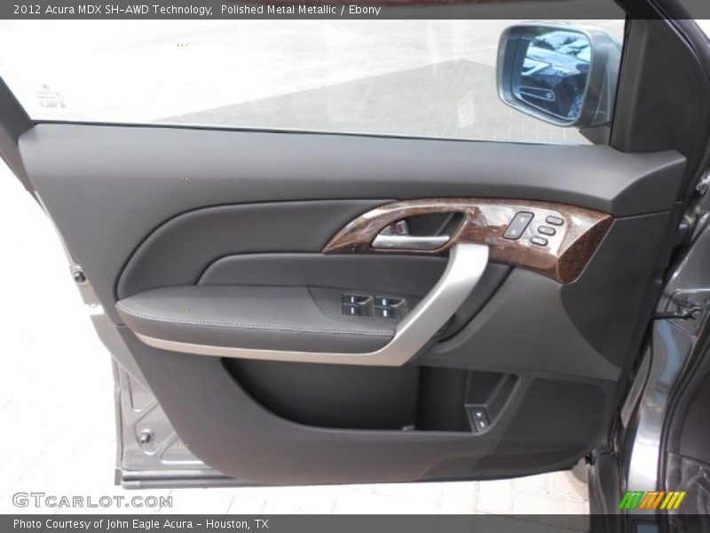 Polished Metal Metallic / Ebony 2012 Acura MDX SH-AWD Technology