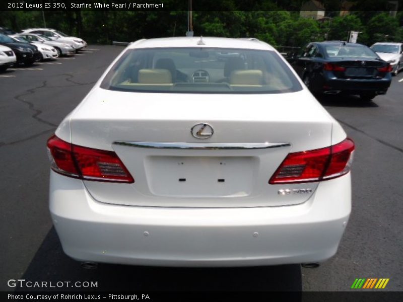 Starfire White Pearl / Parchment 2012 Lexus ES 350