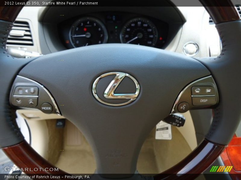 Starfire White Pearl / Parchment 2012 Lexus ES 350