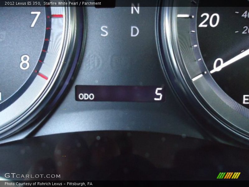 Starfire White Pearl / Parchment 2012 Lexus ES 350