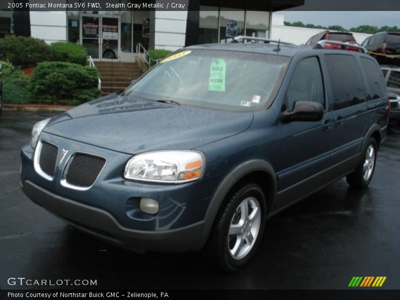 Stealth Gray Metallic / Gray 2005 Pontiac Montana SV6 FWD