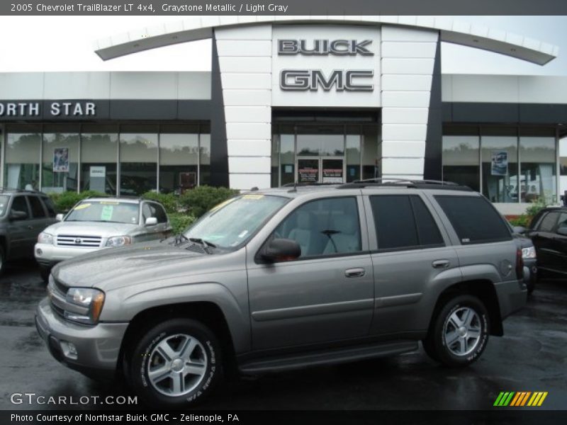 Graystone Metallic / Light Gray 2005 Chevrolet TrailBlazer LT 4x4