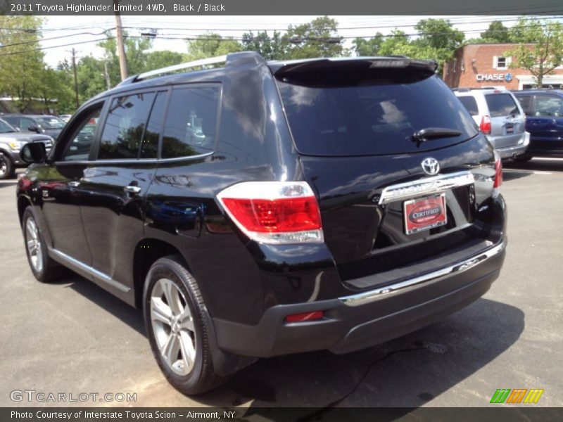 Black / Black 2011 Toyota Highlander Limited 4WD