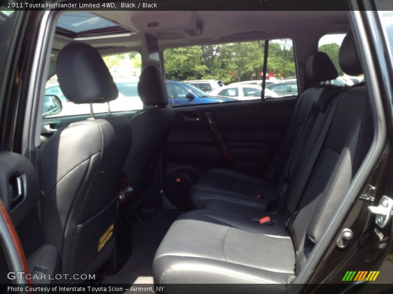 Black / Black 2011 Toyota Highlander Limited 4WD