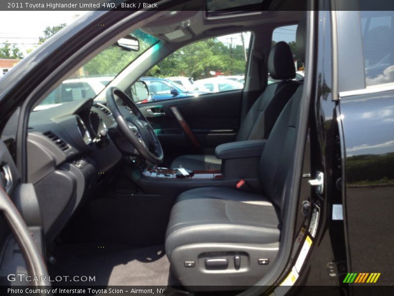 Black / Black 2011 Toyota Highlander Limited 4WD