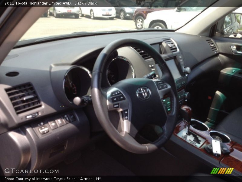 Black / Black 2011 Toyota Highlander Limited 4WD