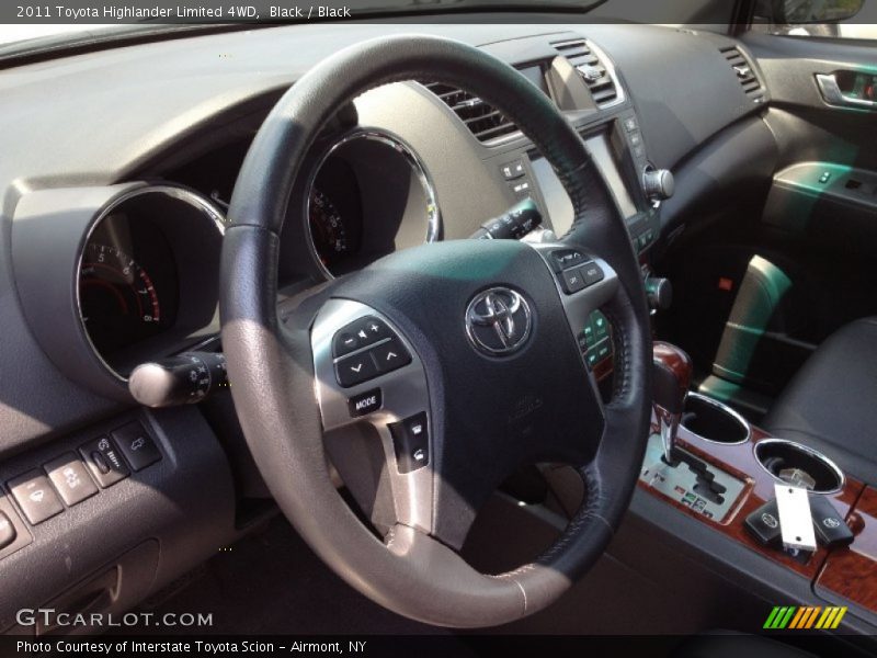 Black / Black 2011 Toyota Highlander Limited 4WD