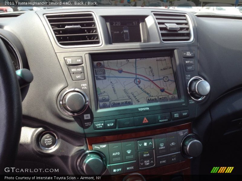 Black / Black 2011 Toyota Highlander Limited 4WD