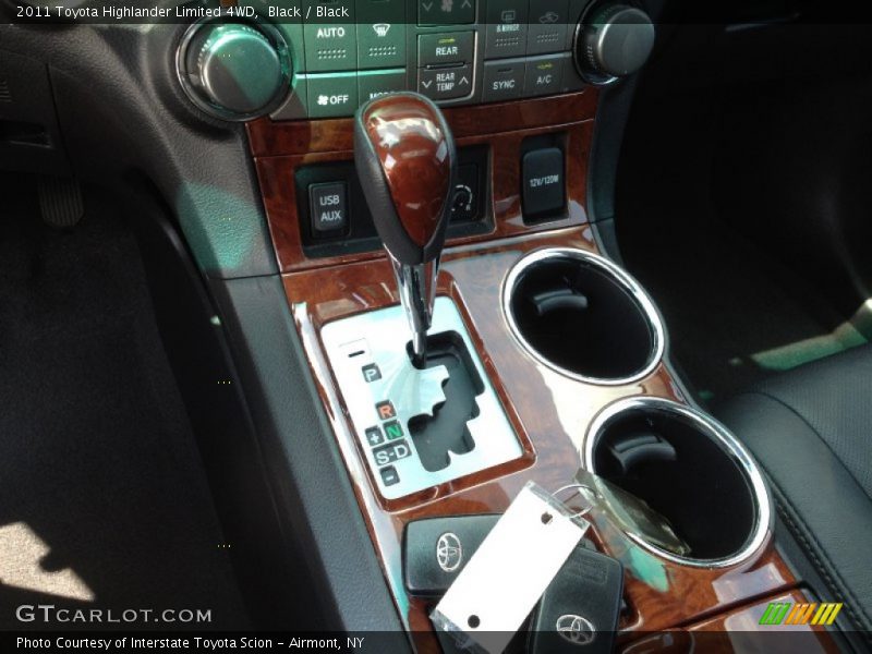 Black / Black 2011 Toyota Highlander Limited 4WD