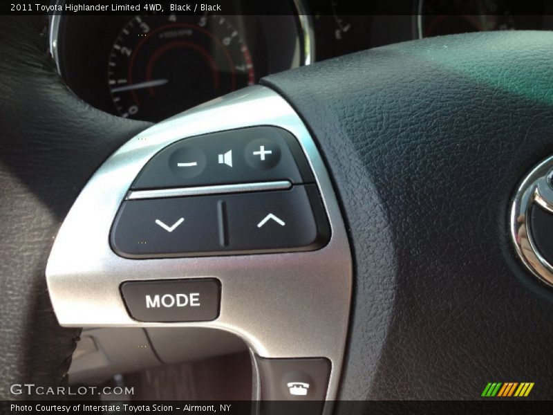 Black / Black 2011 Toyota Highlander Limited 4WD